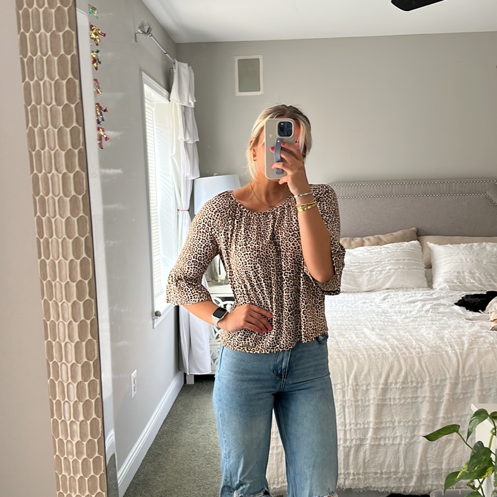 Michael Kors Cheetah Top